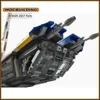 Space Movie New MOC Stinger Mantis Building Block Spaceship Shuttle Rocket Ultimate Playset Technology Bricks Collection Toys 6