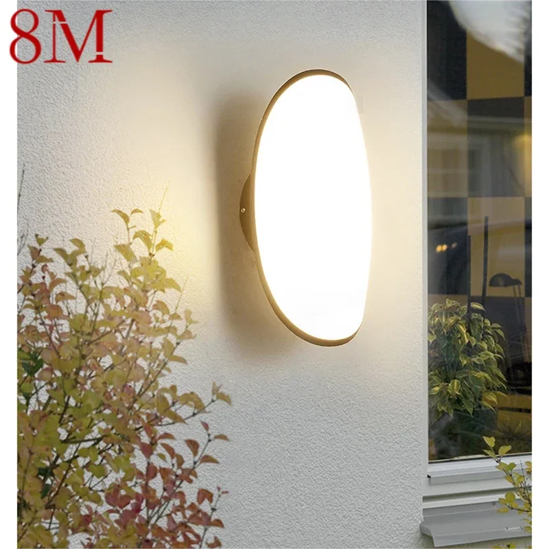 

8M Contemporary LED Outdoor Wall Lamps Electric Simplicity Waterproof Balcony Hallway Courtyard Villa Gate Hotel