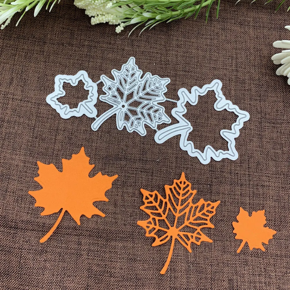 Leaf Shape Metal Cutting Dies For Card Making & Scrapbooking - DIY Paper Craft Supplies
