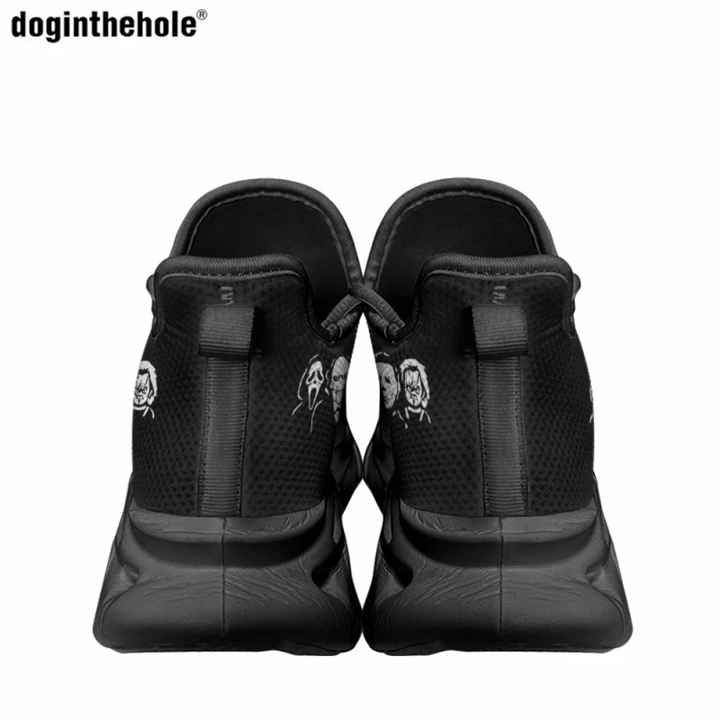 Horror Movie Design Casual Flat Shoes Fashion Trend Classic Sneakers Outdoor Non-slip Wear-resistant Running Shoes