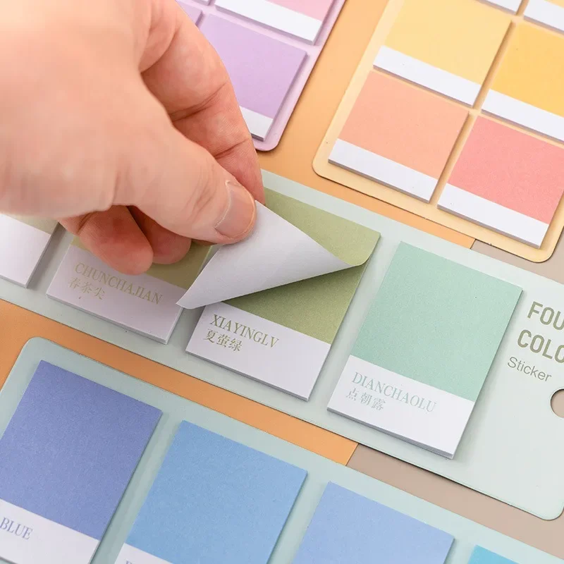 Vibrant Memo Pad Writable Index Tabs for Organized Note-taking and Bookmarking