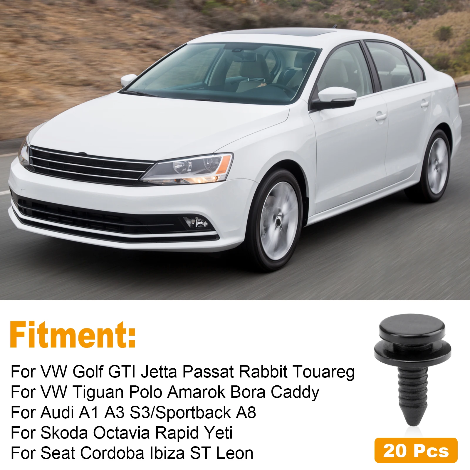 Clips De Panneau De Garniture De Porte, Pilier De Cofe, Panneau De Garniture, Attaches Intérieures, VW Passat B5 Transport T5 Polo Skoda Octavia Audi 3B0867333