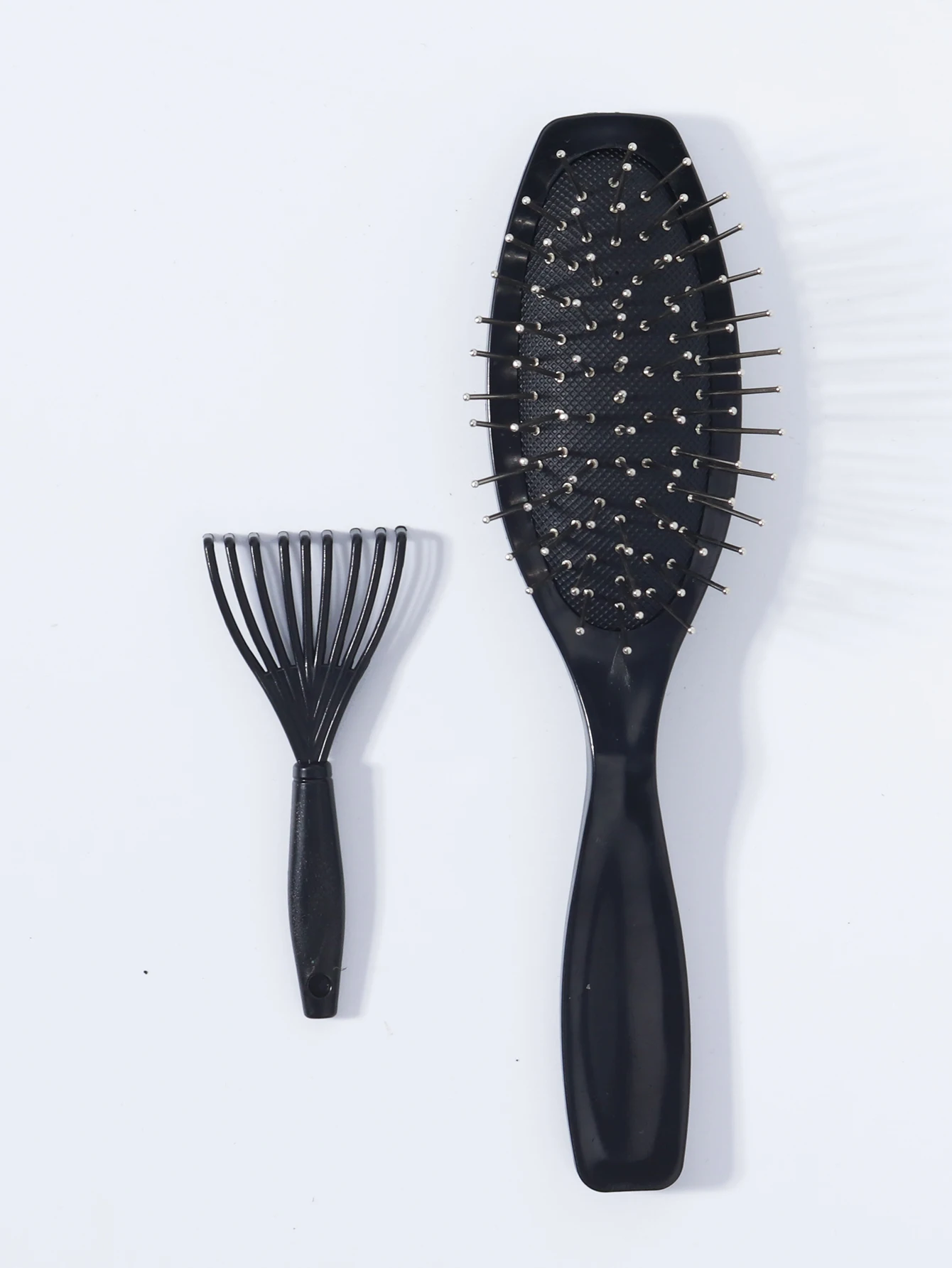 Professional Anti-Static Steel Comb Brush Wig Hair Extension Training Head Tool Cleaning Comb 2pcs Special for Real Hair Wigs hair comb,hair brush,hair styling tool,hair styling comb,hair styling brush,curling comb,wig brush,curly hair comb