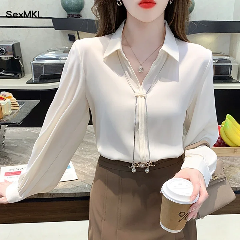 korean long sleeve blouse