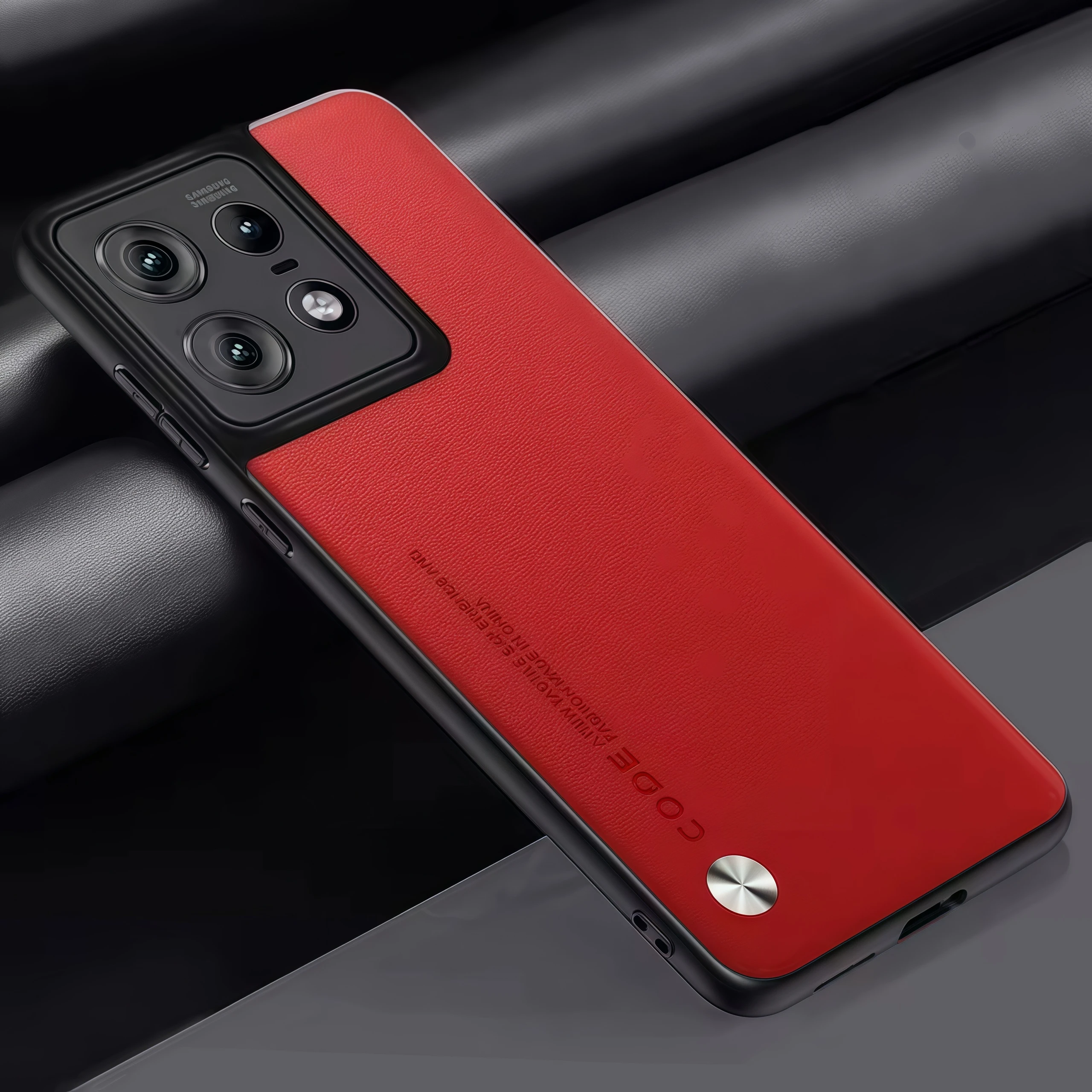 Premium PU Leather Silicone Phone Case - Luxury Back Cover Design