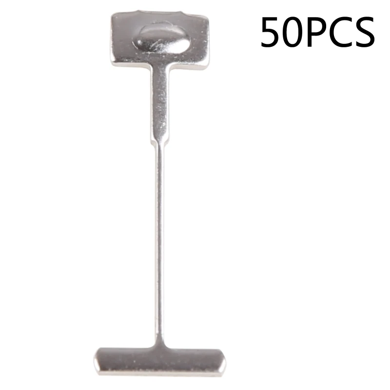 Durable Tile Leveling Steel Needles Tile Leveling System Replacement T-Pins Tool for Building Walls Installation 50Pcs/set