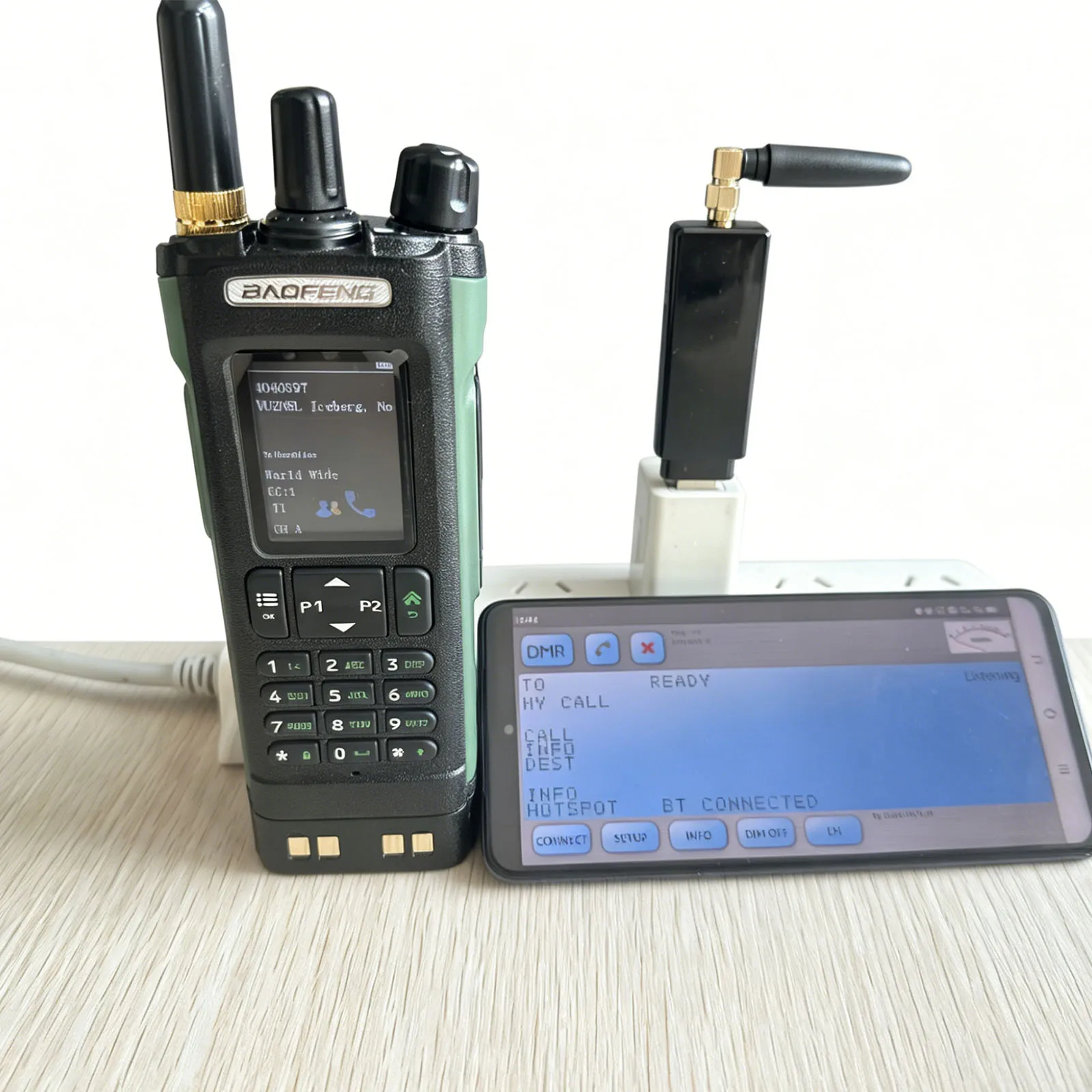 무전기용 USB 플러그 MMDVM 핫스팟 블루DV 심플렉스 DMR 핫스팟 내장 블루투스 모듈 포함