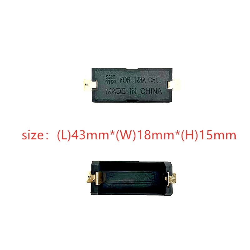 CR123A/16340/17335/LIR123A Lithium Battery Holder Box Clip Lithium Battery Organize Power Bank Holder Supply