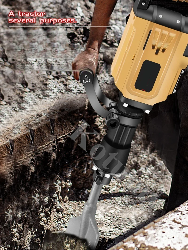 Electric Tree Digger Multifunctional Crushing Earth Digging And Trencher Seedling Transplant Broken Root Earthmoving Machine 3