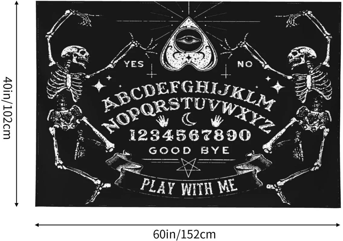 Home Decor Ouija Board Tapestry Vintage Wall Art Wall Hanging Blanket Halloween Bedroom Living Room Decorations 230x180cm tapiz tapestry decorations