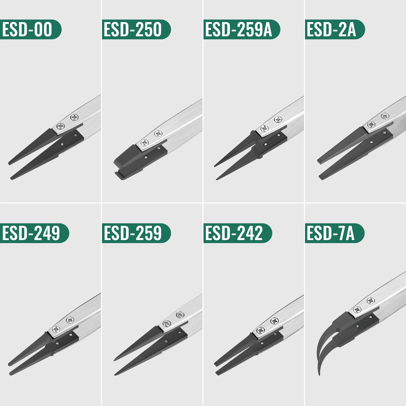 Stainless Steel Tweezers With Interchangeable Heads Nail Art Rhinestones Nipper Picking Tool Beads Making Tool Scrapbook Picking