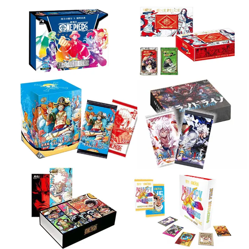 One Piece Collection Cards Booster Box Ar Puzzle Tr Rare Anime Table Playing Game Board Cards