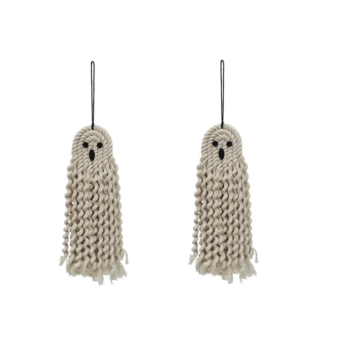 

2Pcs Charm, Rear View Mirror Charm, Rear View Mirror Charm Woven Ghost Pendant