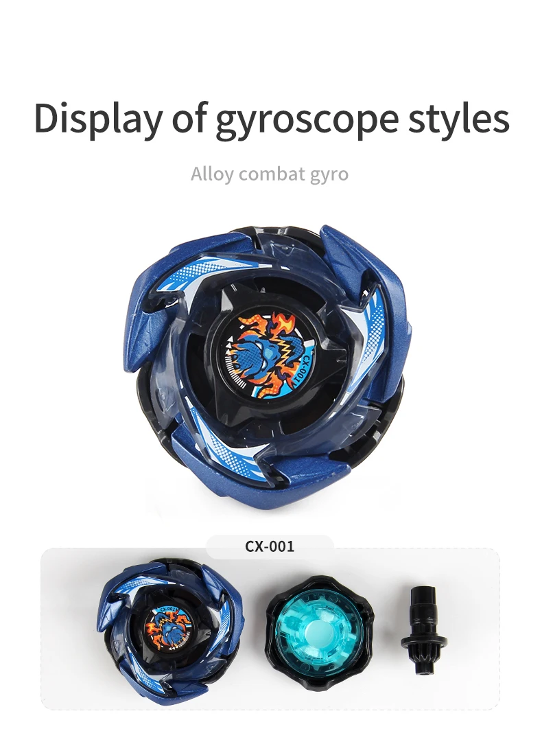 Bey X CX Booster Starter Battle Top – ohne Launcher, Metal Fighting Spinning Toy Gyro Geschenk – Detail 1