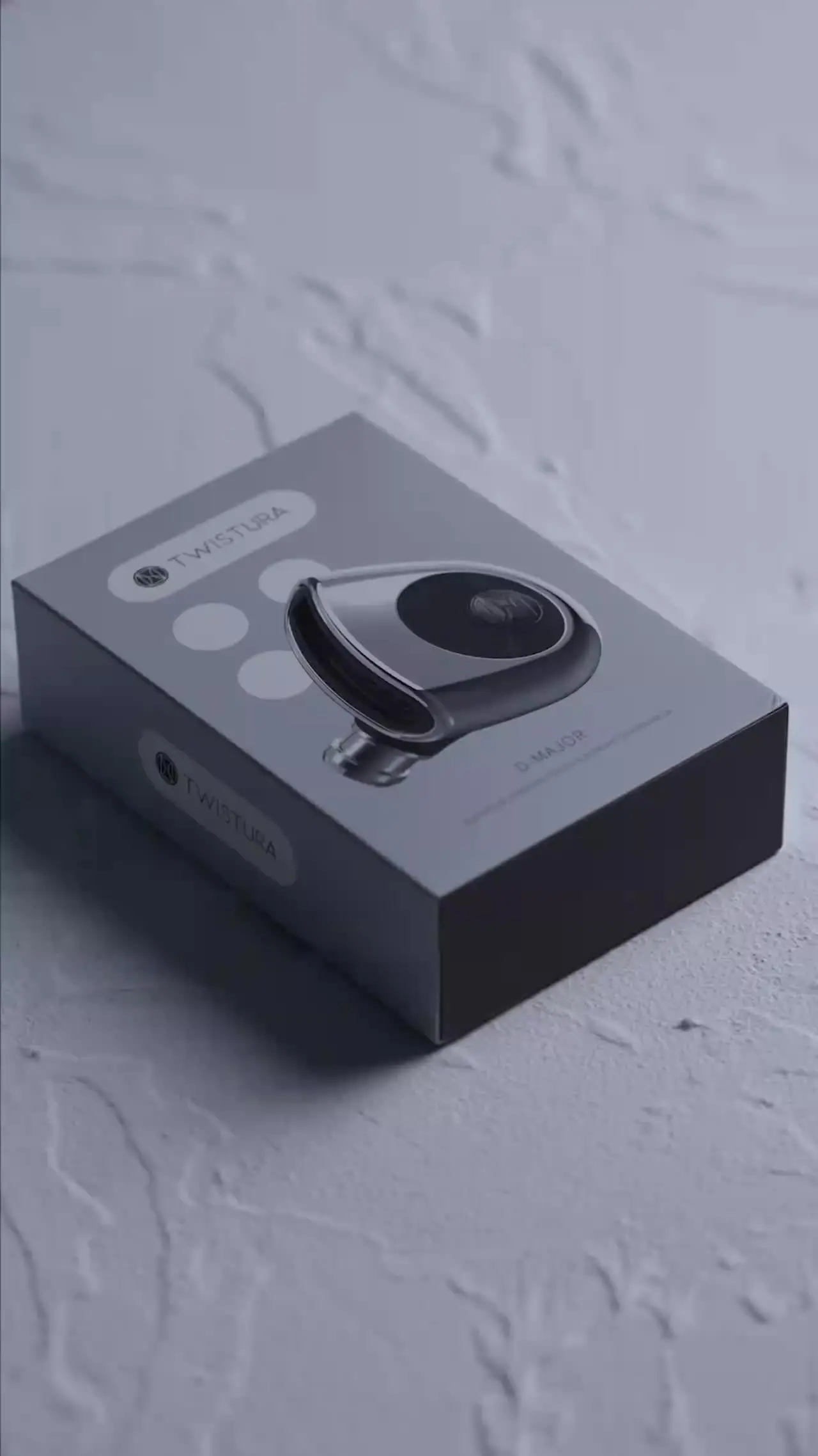 TWISTURA D-Major 10 мм двухкамерный динамический драйвер IEMs Hi-Fi наушники проводные со