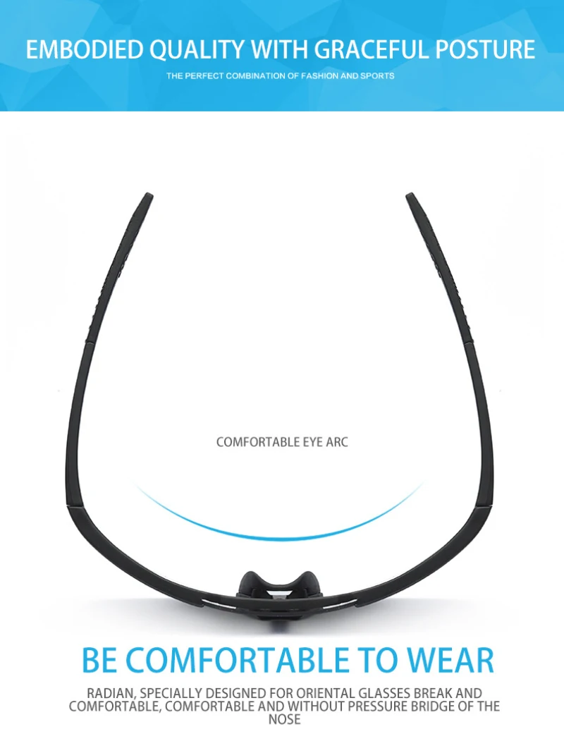 Description Picture 6 of itemPolarized Fishing Glasses for Men Women Driving Goggles Shades Male Sunglasses Hiking Sunglases Cycling Sunglasses UV400 Eyewear