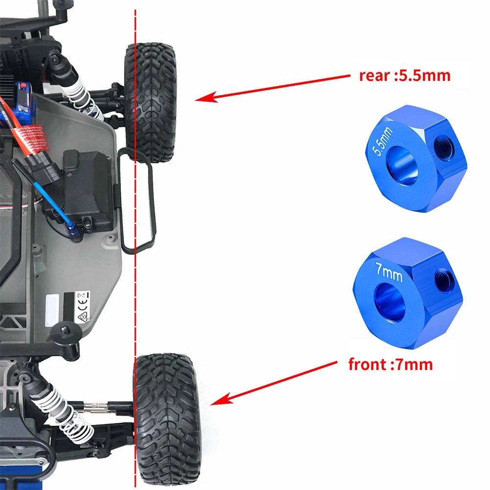 MIBIDAO RC Auto Ersatzteile Abgedichtetes Lager Lenkbecher Schwinge Stoßdämpfer CVD Getriebe Befestigungsstifte für 1/10 Slash 2WD – Detail 20