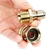 M22-14/15 threaded interface pure brass adapter, 3/8 quick connect can be used for connecting high-pressure cleaning machines 3