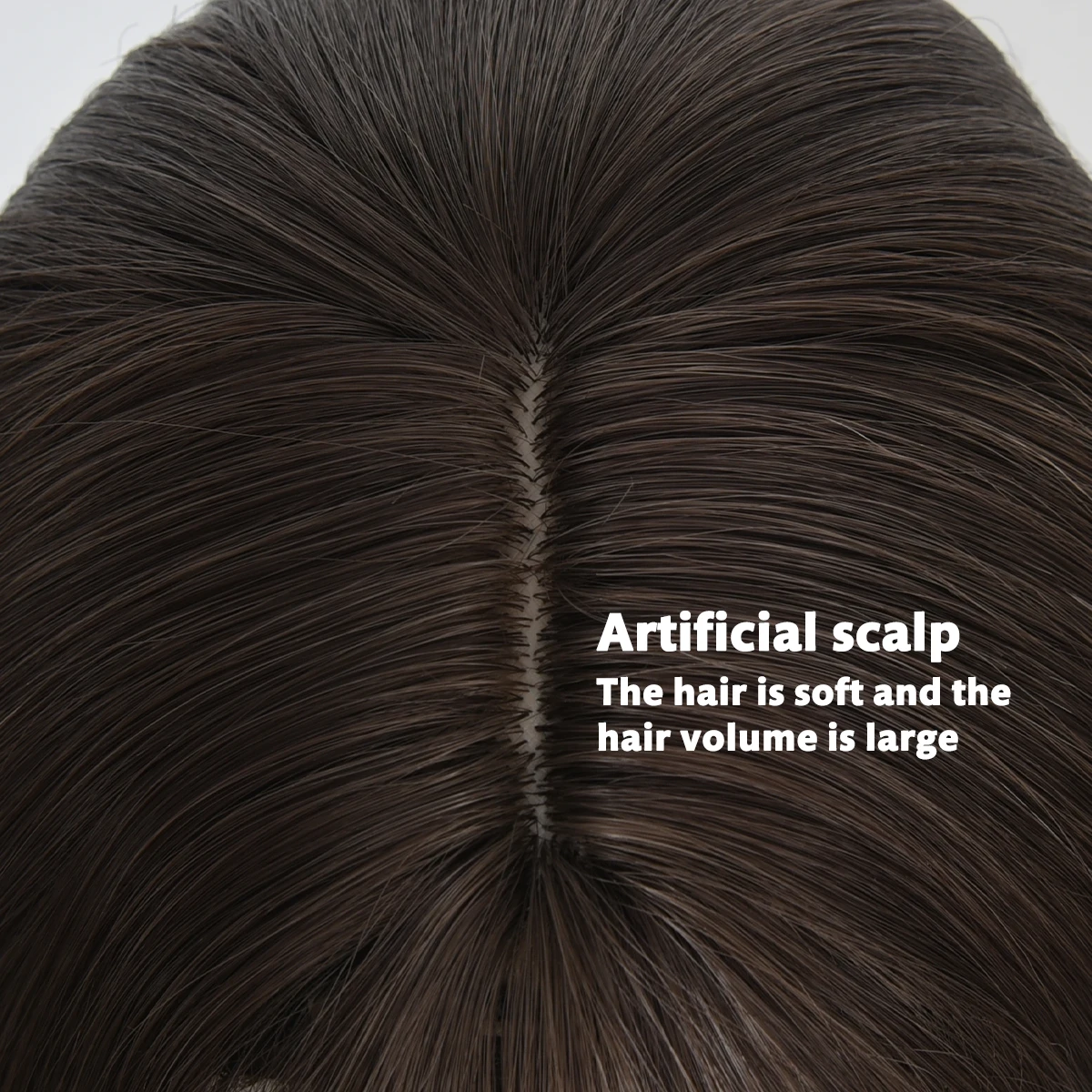 Synthetic high-level clavicle wig headgear layered natural heat-resistant for elegant wear by everyday women at parties