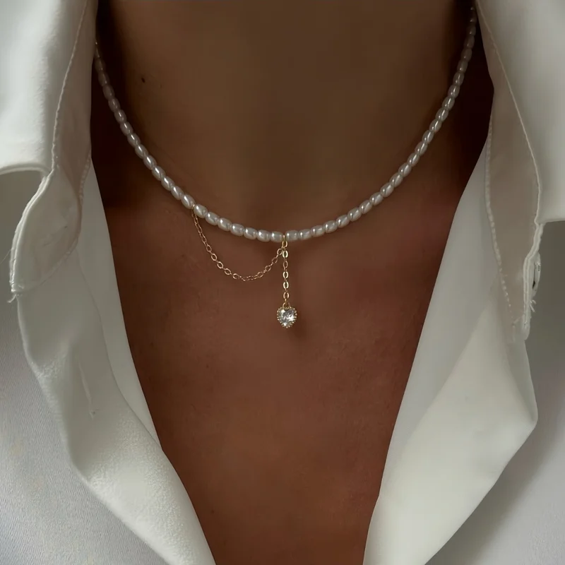 Minimalist Pearl Necklace for Women New Style Luxury