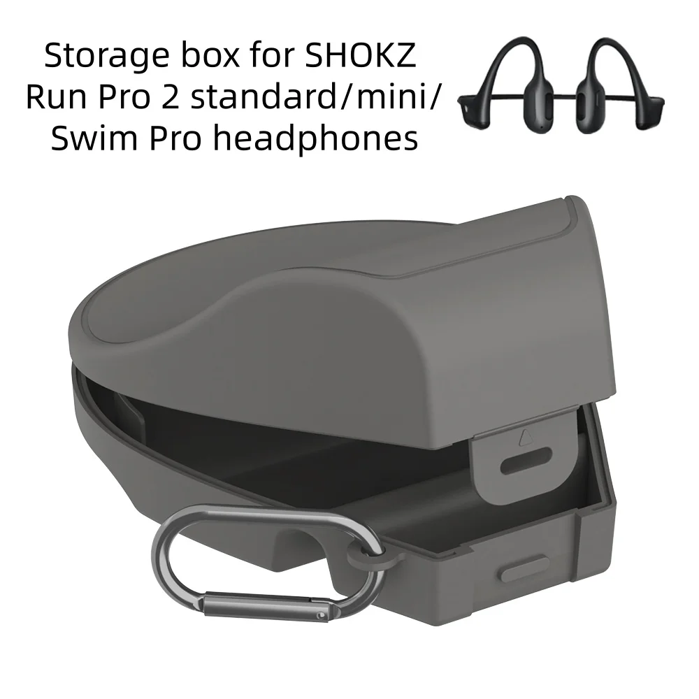 Dust-proof and shock-resistant storage case for SHOKZ Run Pro 2 Standard/Mini/Swim Pro headphones