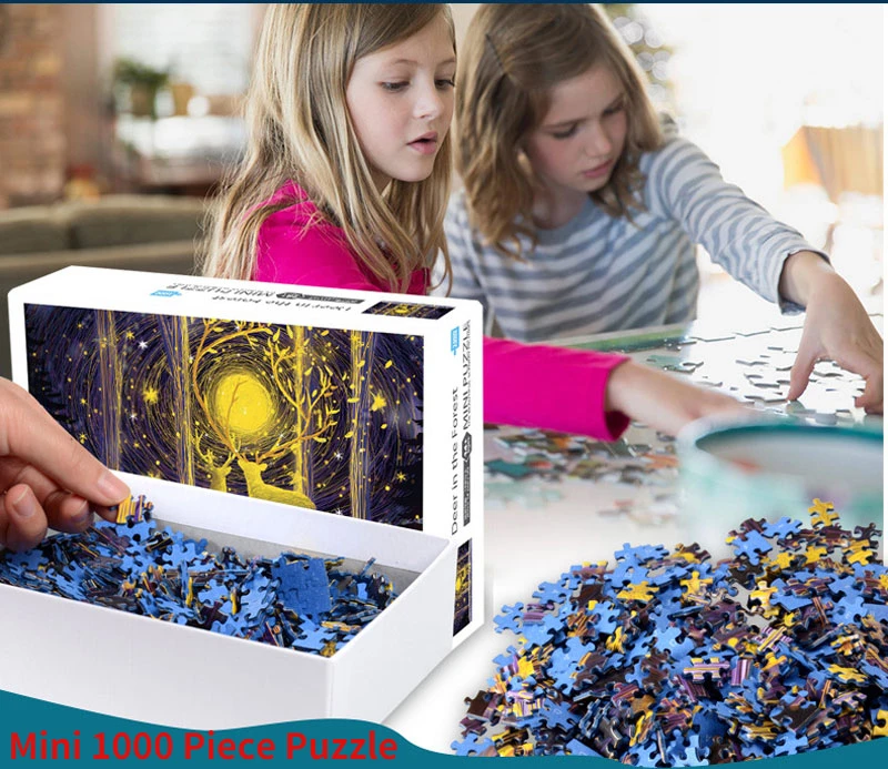 

1000 Pcs/Set Jigsaw Puzzles Famous Painting of World Van Gogh Oil Painting Adult Kids DIY Jigsaw Puzzle Creativity Imagine Toys