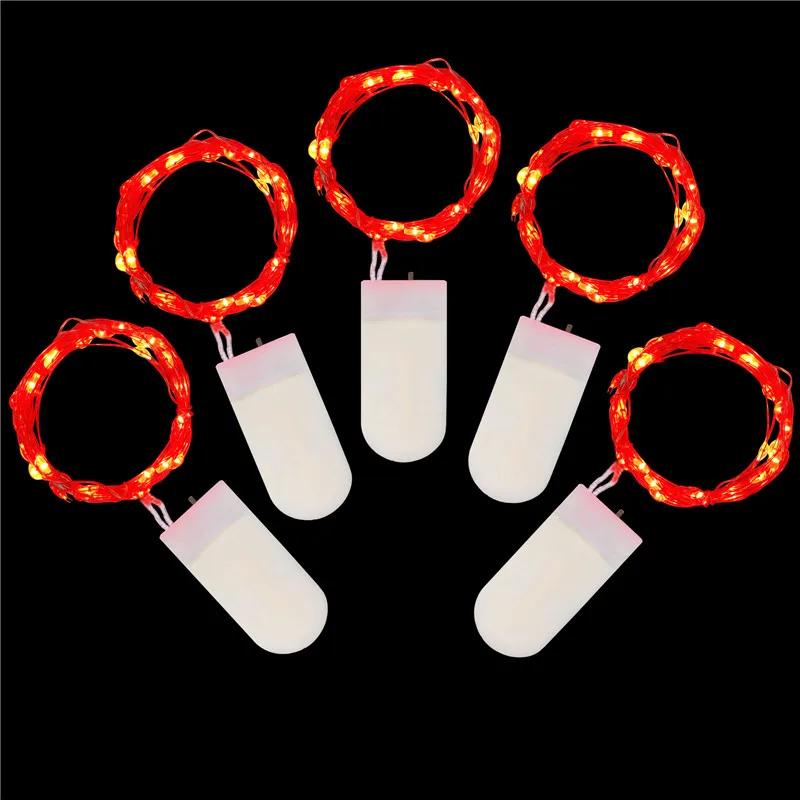 

10pcs Copper Wire LED String Lights Fairy Lamp for Garland Garden Christmas Tree Decoration 1M 2M Wedding Party Holiday Lighting