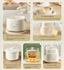 220V 1L Slow Stewer Household Automatic Food Porridge Dessert Stewing Machine Ceramic Multi Cooker Bain-marie Pot 3