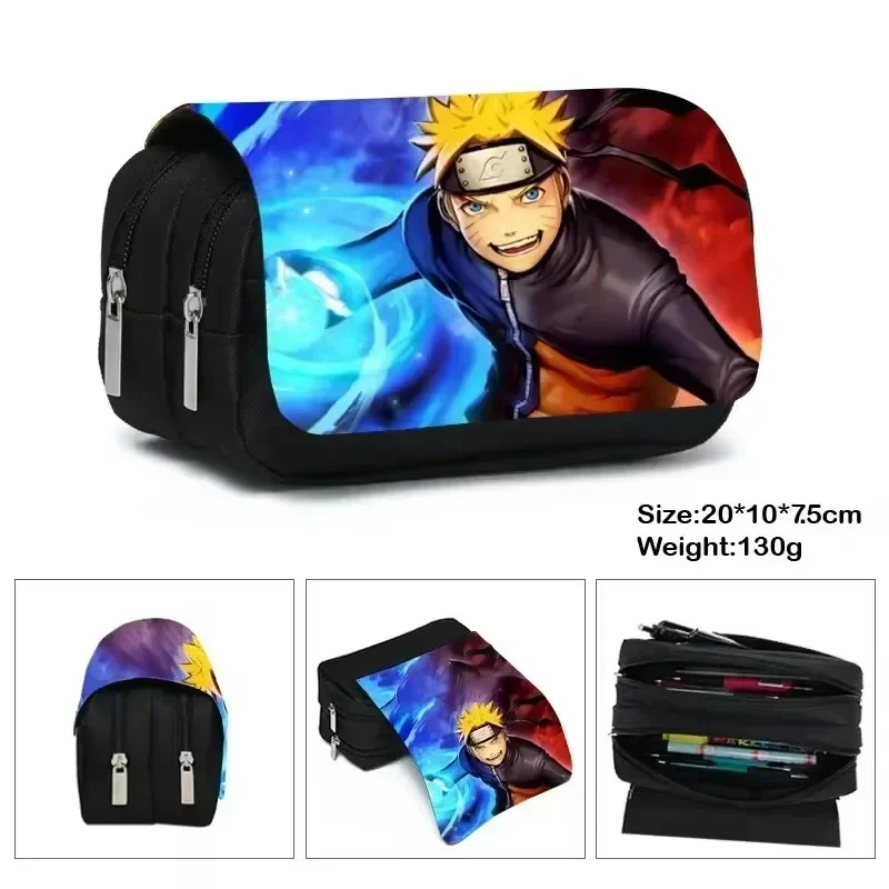 Naruto Kakashi Anime Pencil Case | School Stationery Box | Cartoon Birthday Gift