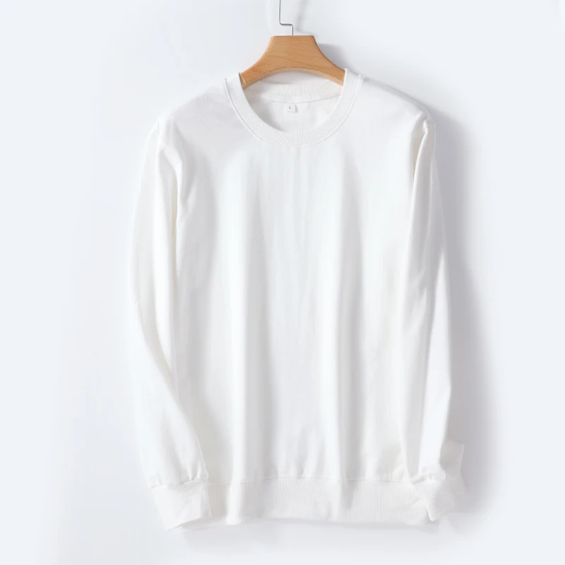 

Couple pure Cotton T-Shirt Women Men spring and autumn pure Cotton T-Shirt Couples long Sleeve O-Neck Tops Lovers Tee Shirt