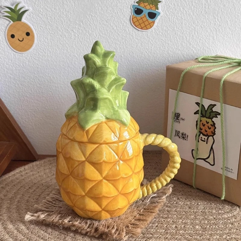 Lids Creative Coffee Cup Ceramic Latte Art Portable Espresso Coffee Cup Mug Bubble Tea Caneca Ceramica House Accessories