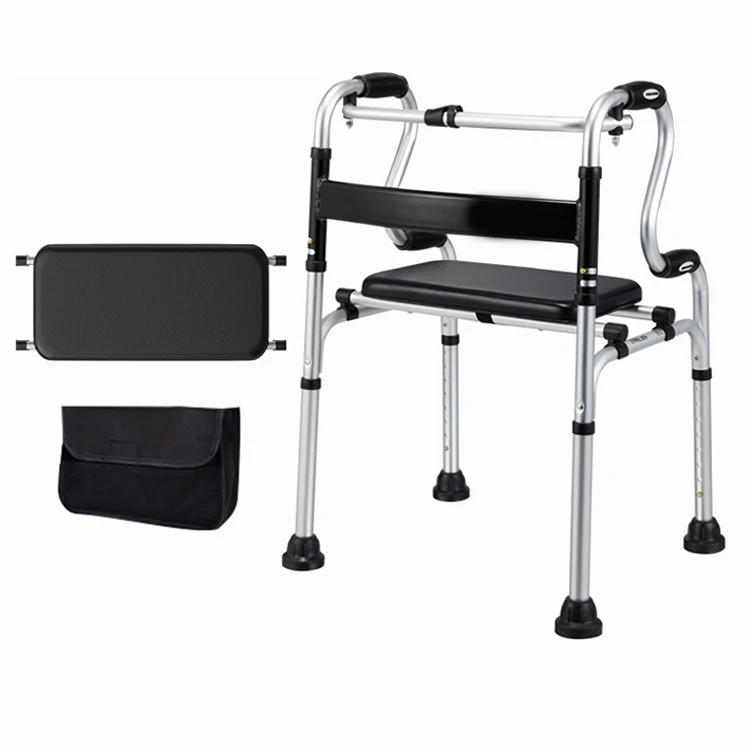 Bathroom commode adults assistive device backless walker shower chair 3