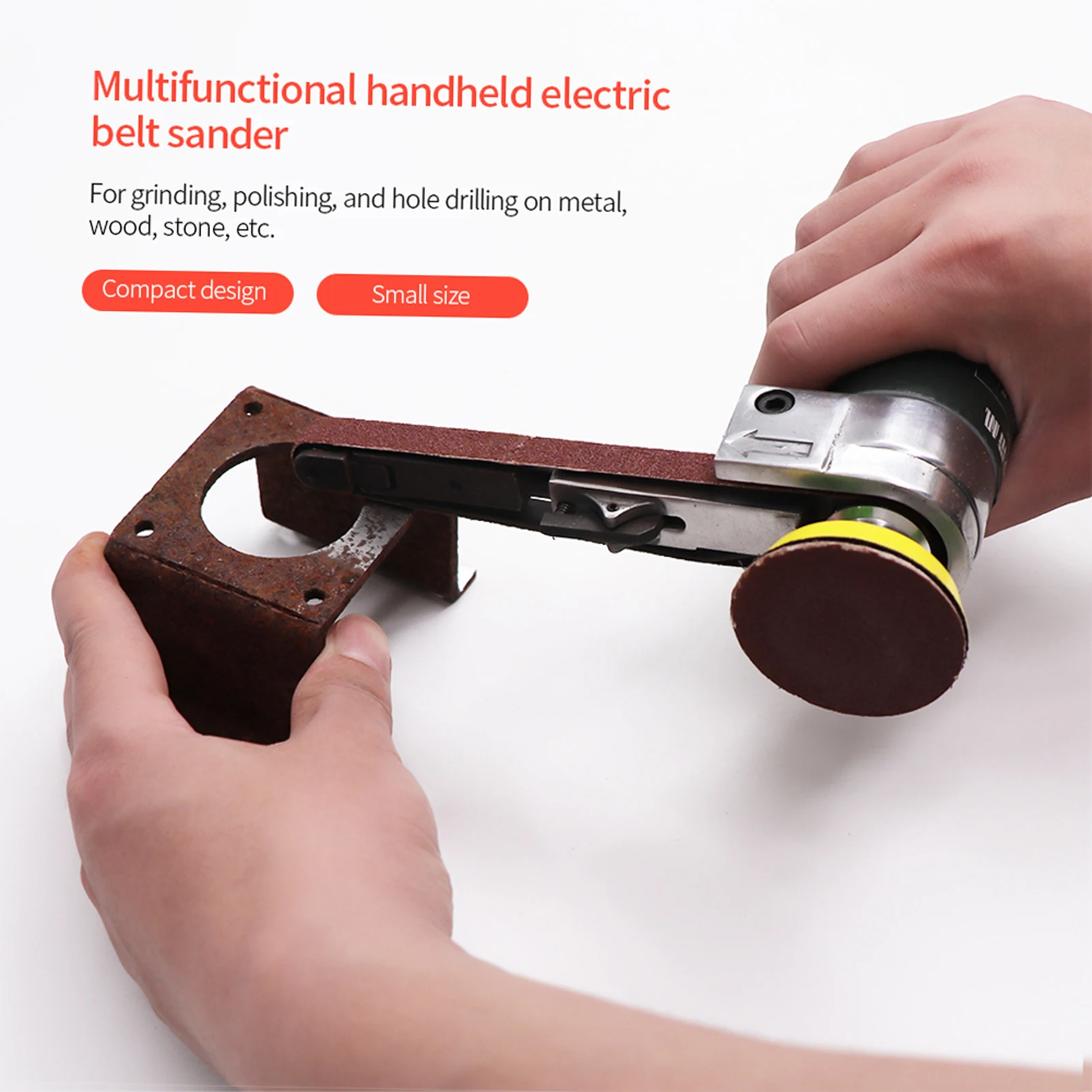 Angle Grinder Electric Belt Sander with 9pcs Sanding Belt, electric grinder,angle grinder,electric sander,belt sander