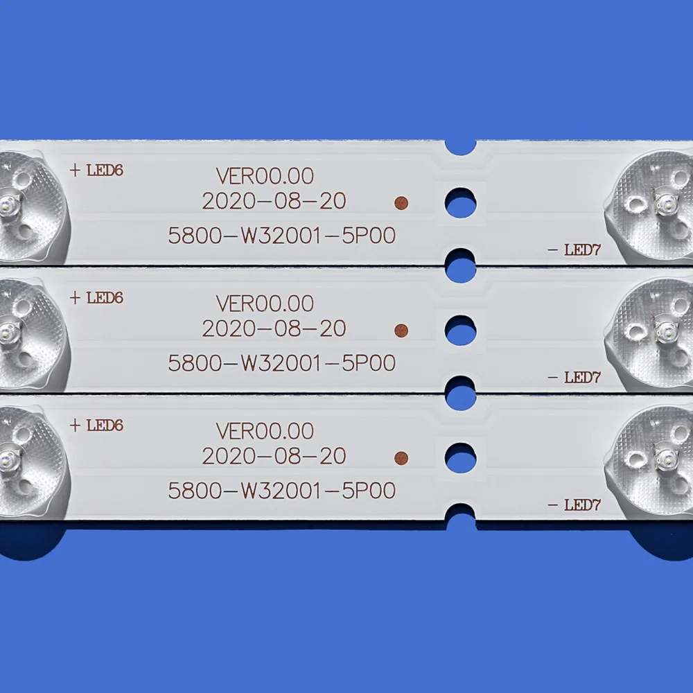 3 PCS LED Ʈ Ʈ 32E3000 32X3000 32HX4003 5800-W32001-3P00 0P00 05-20024A-04A LC320DXJ-SFA2 CRH-A323535030751AREV1