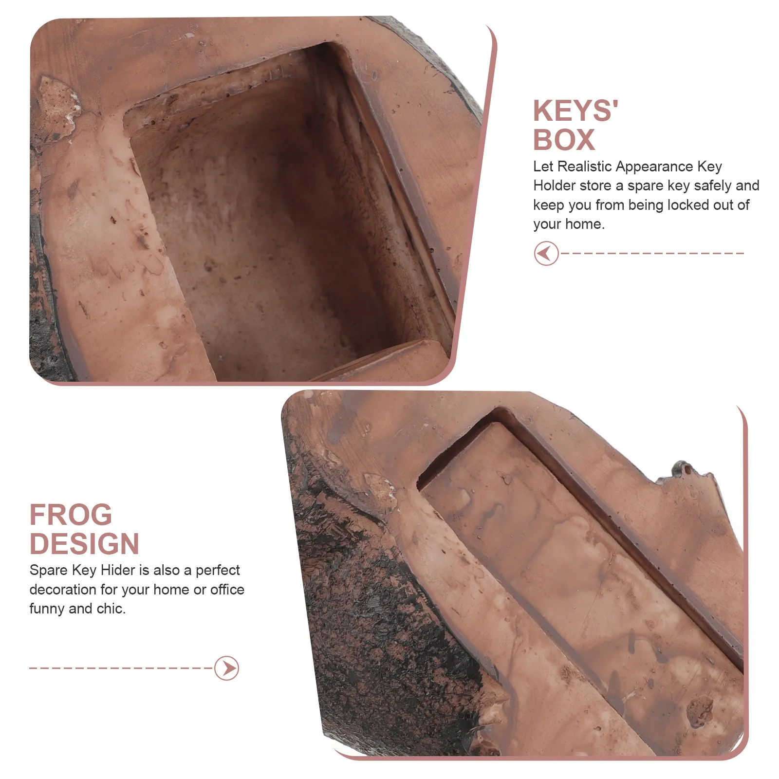 실제같은 레진 가짜 돌 모양 열쇠 보관함 야외 정원 마당 열쇠 보관함 예비 열쇠 안전 숨김 장 액세서리