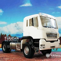 4*2 LESU RC 1/14 Tractor Truck Model TGS Metal Chassis DIY Unpainted Cabin with Motor RC Car Toy ToucanHobby TH17015 1