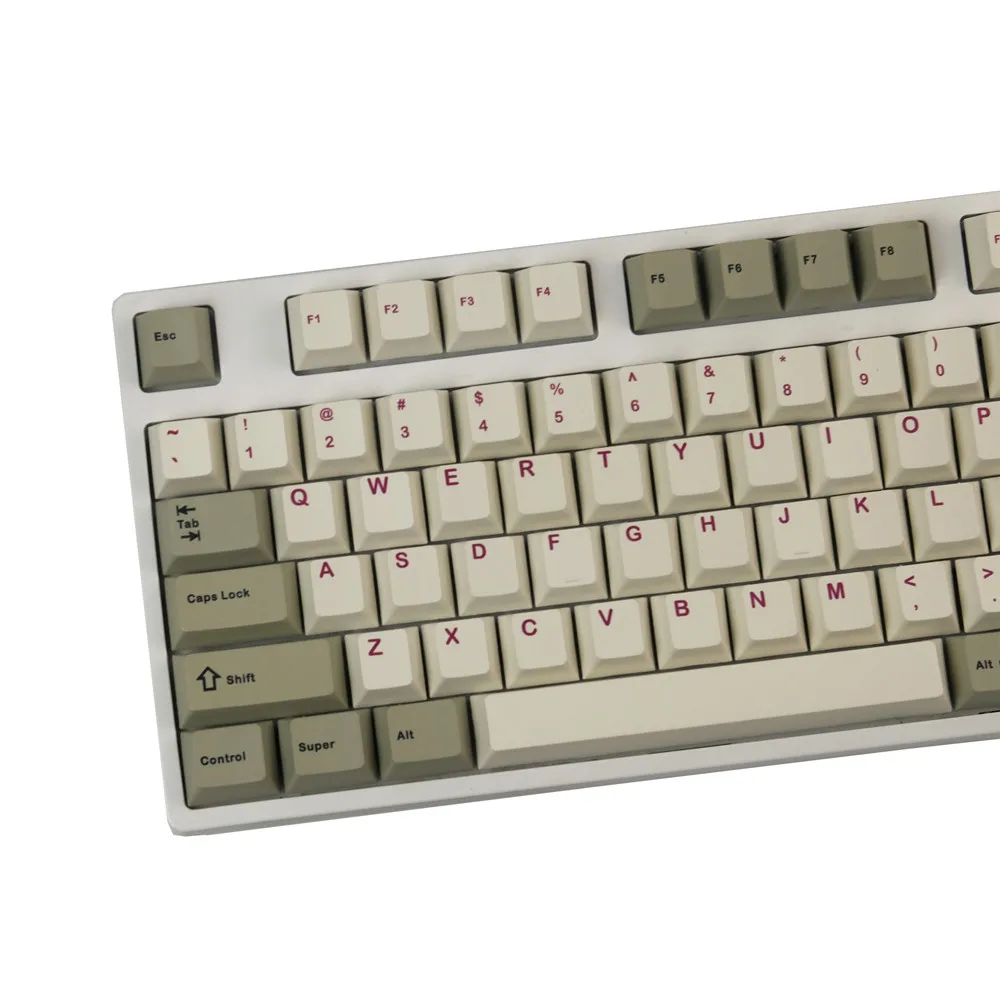 

125 Keys GMK Sloth Keycap Dye Sublimation Cherry Profile PBT Green White Custom Keycap For MX Switch IK75 NJ80 GK61 C64 Keyboard