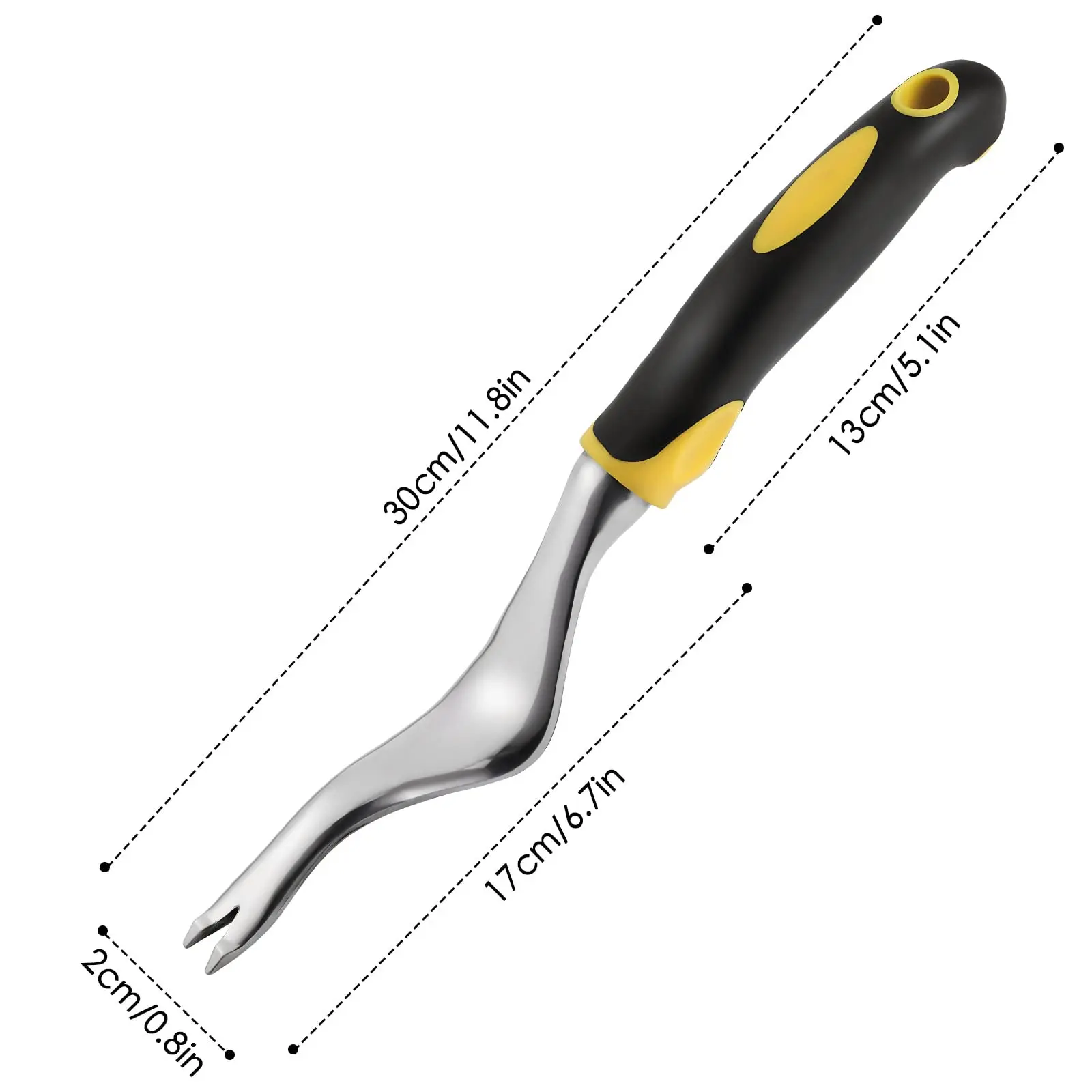 Aluminium Alloy Weeder Portable Handheld Silicone Handle Nonslip Garden Park Greenhouse Manual Weed Puller Weeding Tool 6