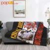 Guns N Roses Appetite For Destruction Blanket Autumn Sofa Bed High-Grade Bedding Supply Sofa Decorative 3