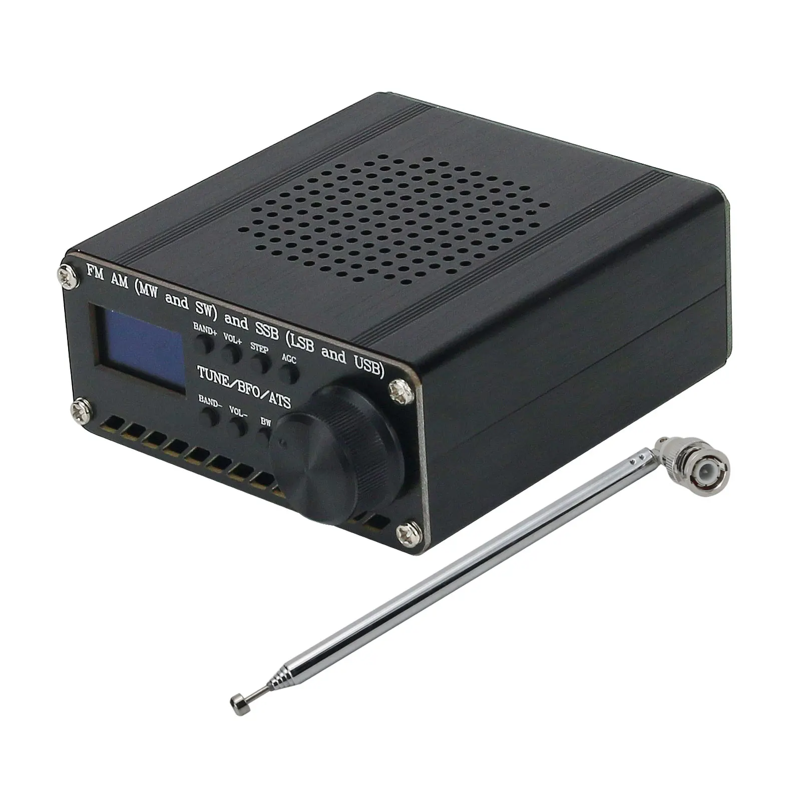 

SI4732 FM AM (MW And SW) SSB (LSB And USB) All Band Radio Receiver with Shell Antenna Built-in Battery