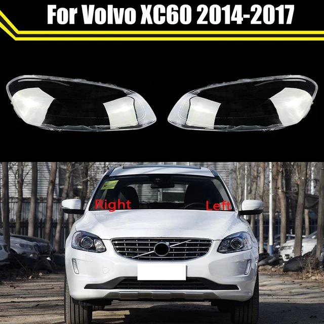 For Volvo XC60 2014 2015 2016 2017 Car Front Transparent Lampshade Headlamp  Cover Glasses Lamp Shade Headlight Shell Cover Lens - AliExpress