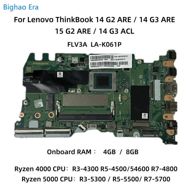 Ram Upgrade Thinkbook 14 G2 Are LA-K061P LA-K062P For Lenovo