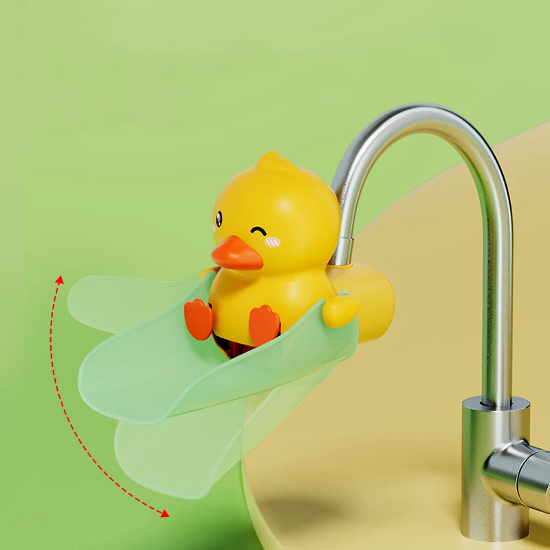 Faucet extender baby lengthening extension universal cute cartoon children anti-splash talisman guide sink 4