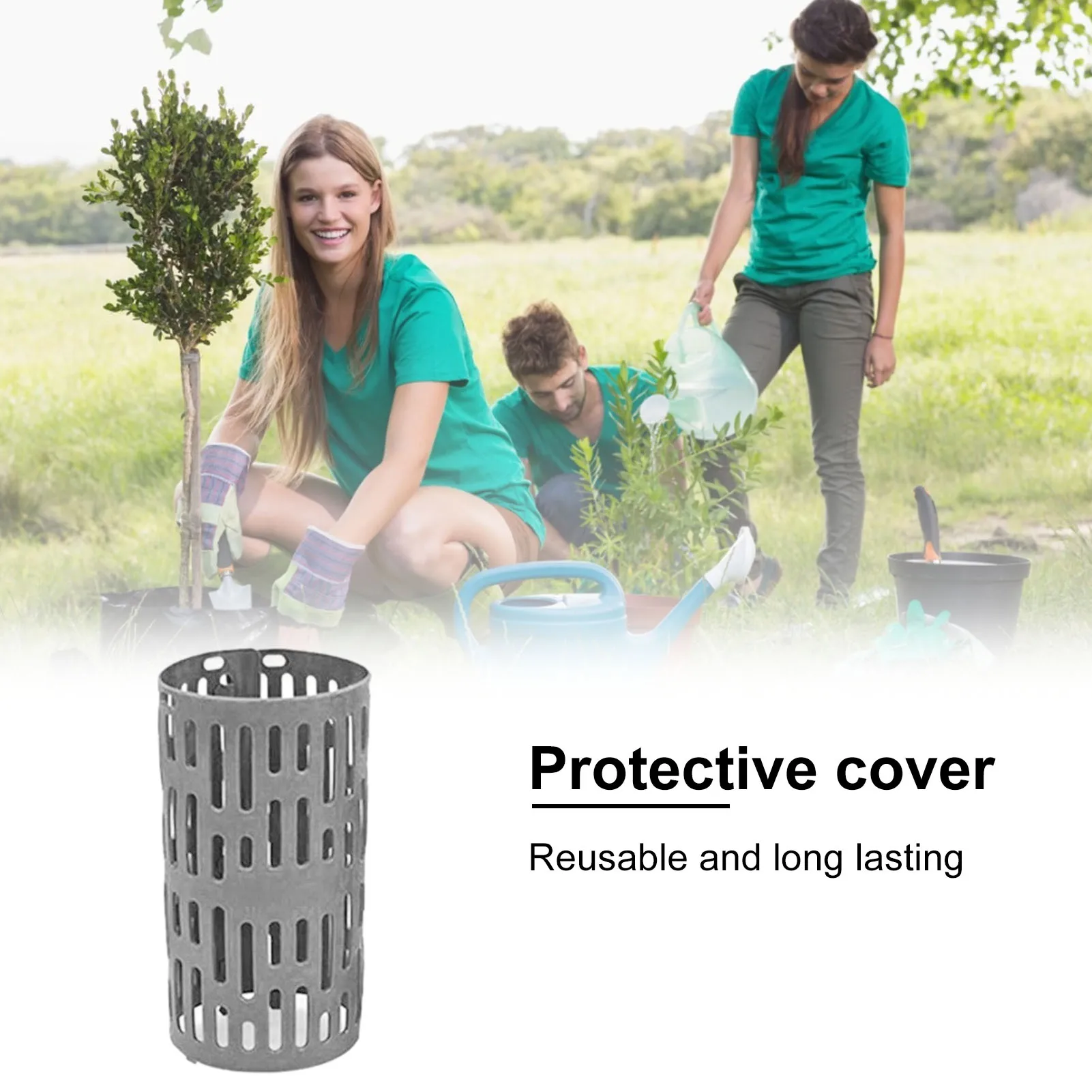 

Tree Trunk Protector Plant Bark Protective Guard Cover Adjustable Protector Nursery Mesh Bark Guard Plant Protective Cover