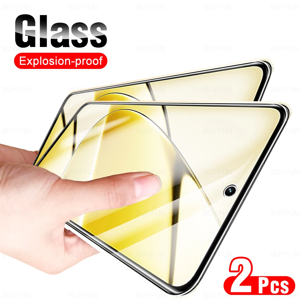

2PCS Tempered Glass Case For Realme 11 5G HD Tempered Film For Realme 11 5G RealmI 11 Realn realme11 6.72inch Screen Protectors