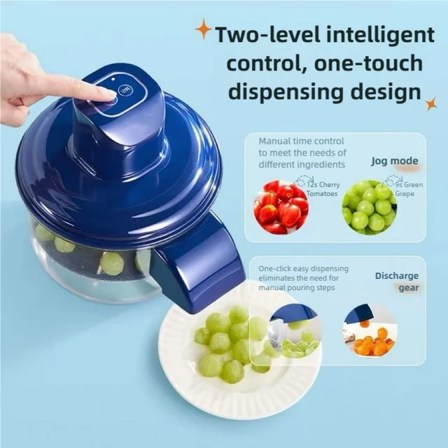 TINSOL Electric Fruit and Vegetable Peeler Automatic Small Fruit Peeling Tool Smart Grape Peeler Kitchen Peeling Gadget 2