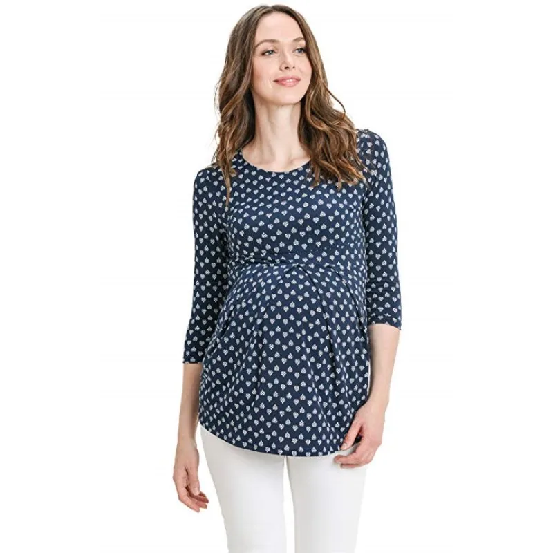 Рисунок 2 - Свободная блузка для беременных с длинным рукавом