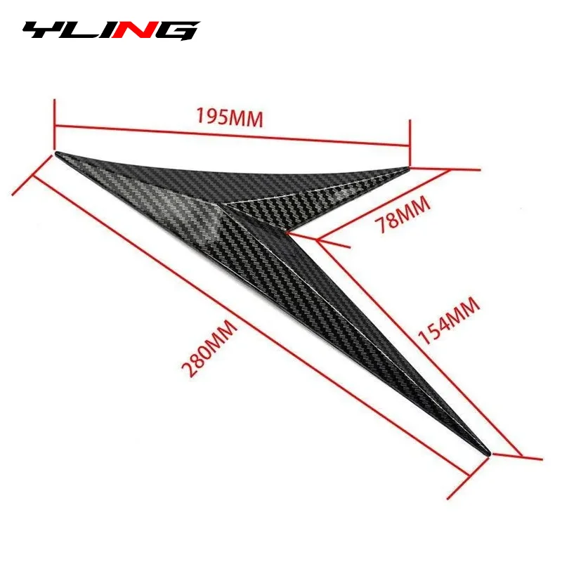 For VW Accessories Goft 4 5 6 7 Gti Car Side Body Fender Door Decor Cover Blade Flank Wing Emblem Badge Auto Tuning Styling car fender emblem badge