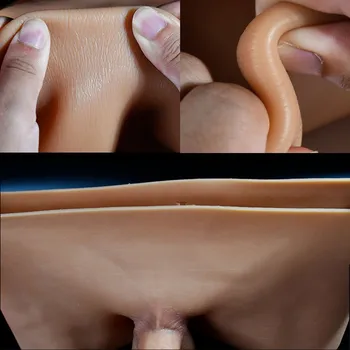 Silicone Pants Dildo Hollow Penis Female Masturbation Realistic Strap On Dildos With Scrotum Sex Toys For Woman Lesbian Sex Shop 4