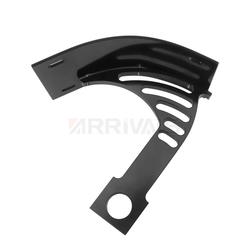 Motorcycle Curved License Number Holder plate Vertical Mount Billet 1